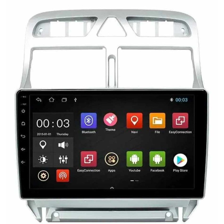 Мултимедия с навигация ZT1 за Peugeot 307/307СС 2002- 2013 Android 12, 2GB, 16GB