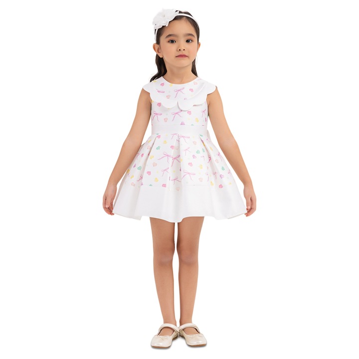 Rochita de Vara Fetite, Pamina - Imprimeu Colorat, 33223