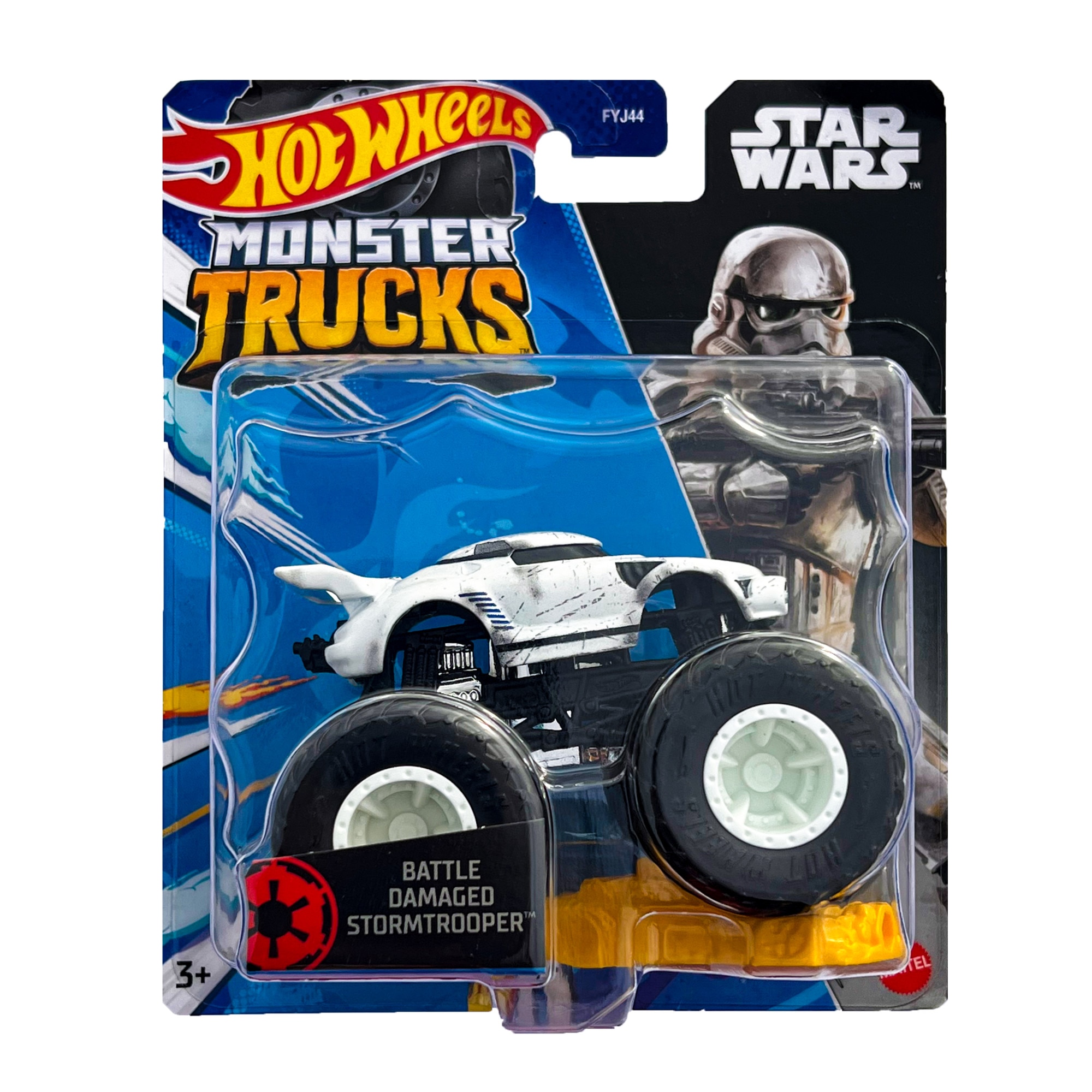 Masinuta Monster Trucks Hot Wheels Star Wars Battle Damaged