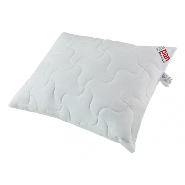 Párna, Pan Materac, Bambusz/Pamut/Poliészter, 70x80 cm, Fehér