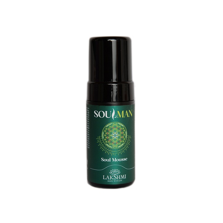 Spuma demachianta soulman cu lemn de santal 100ml, Lakshmi, eco-bio