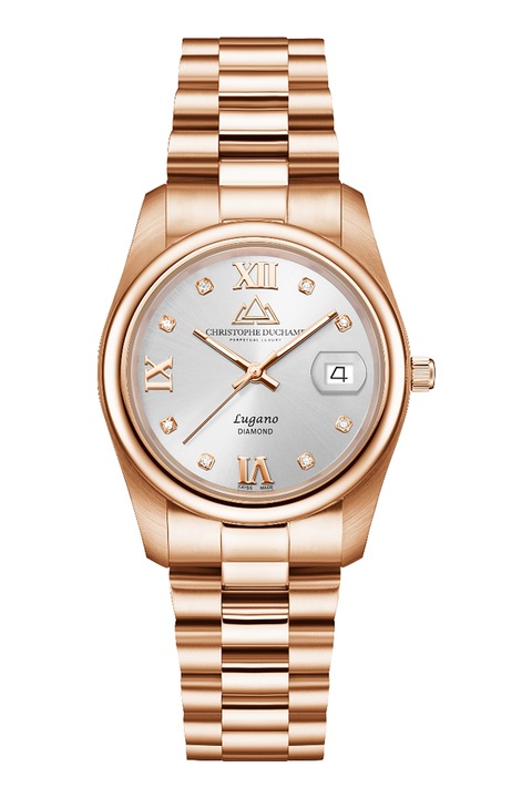 Christophe Duchamp, Часовник от неръждаема стомана, Rose Gold