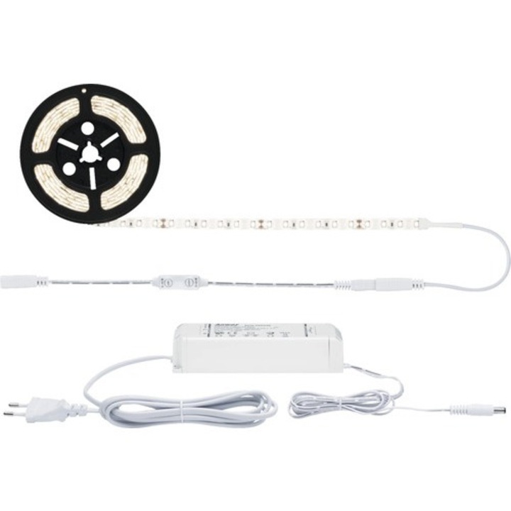 Banda Led Simpled Power 3m 33w, Lumina Calda, Incl. Variator & Alimentator