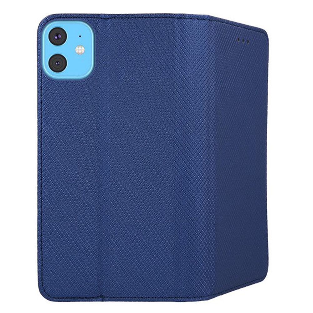 Husa compatibila cu Apple iPhone 11, COMANDO Flip Magnet, Piele ecologica, Tip carte portofel, Protectie completa, Aderenta sigura, Negru