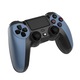 Безжичен контролер VIELLAN PS4, двойна вибрация, син