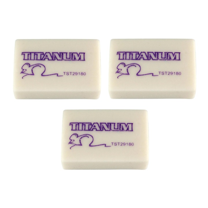 Set 3 radiere, Titanum, 25x16mm