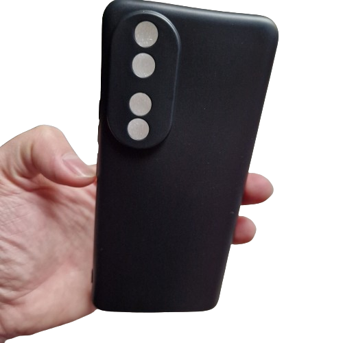 Husa silicon compatibila cu Honor 90, Negru mat, TELGORBCS