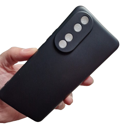 Husa silicon compatibila cu Honor 90, Negru mat, TELGORBCS