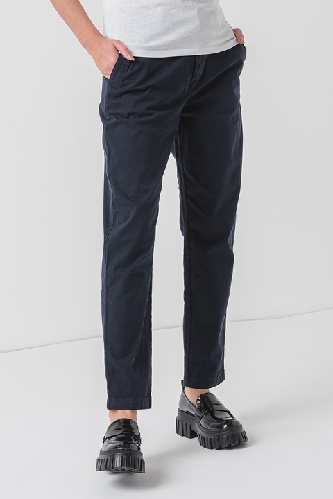 BOSS, Tachini crop chino nadrág, Tengerészkék