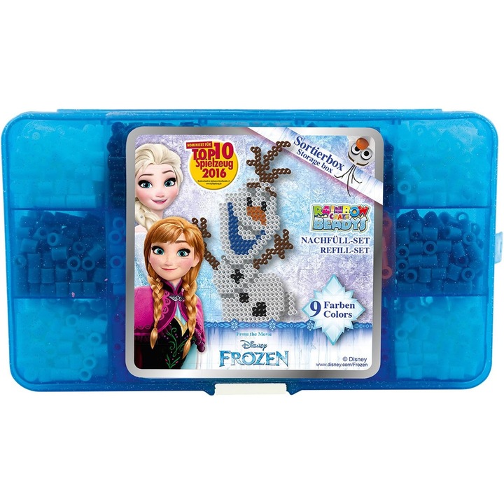Set 1800 margele de calcat cu sablon model disney frozen 30 x 30 x 30 cm; 170 de grame Craze