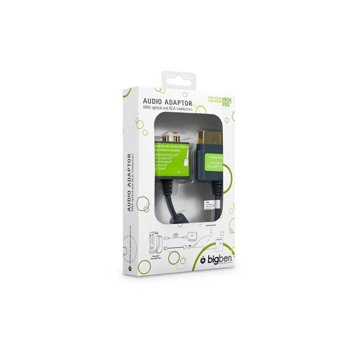 BigBen kábel, audio adapter, XBOX 360-hoz