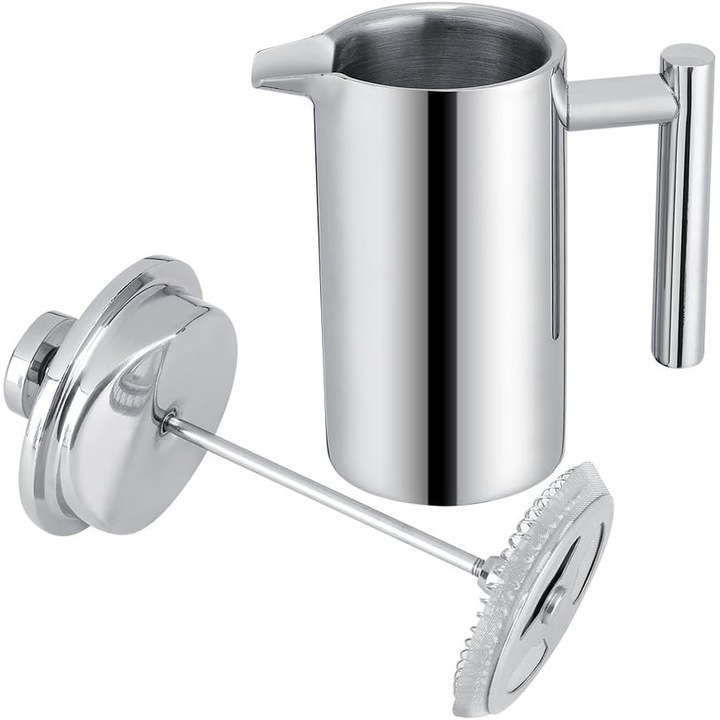 Kávéfilter, WALALLA, Rozsdamentes acél, 350 ml, Ezüst