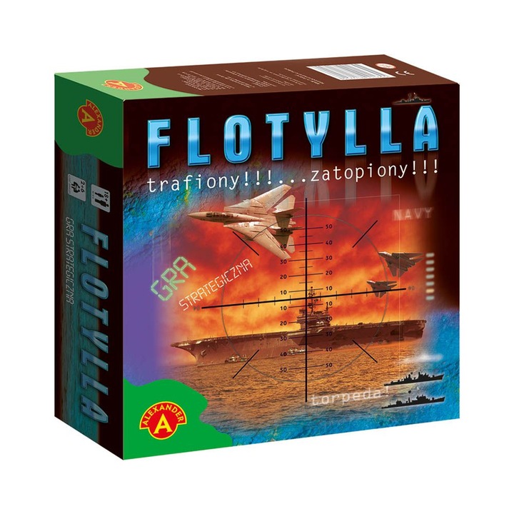 Стратегическа игра Flotilla, Alexander, 11 елемента, 2 души, 5+