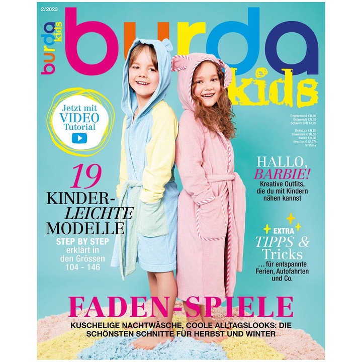 Revista Burda Kids 2/2023, Toamna-Iarna 2023 editata in limba germana