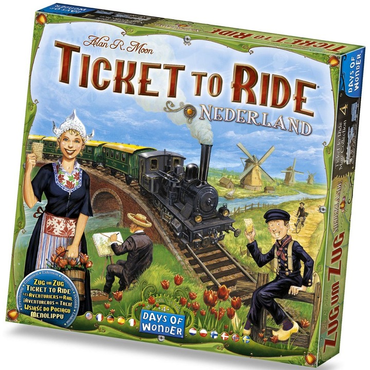 Разширение за настолната игра Ticket to Ride, Ticket to the Moon, английски