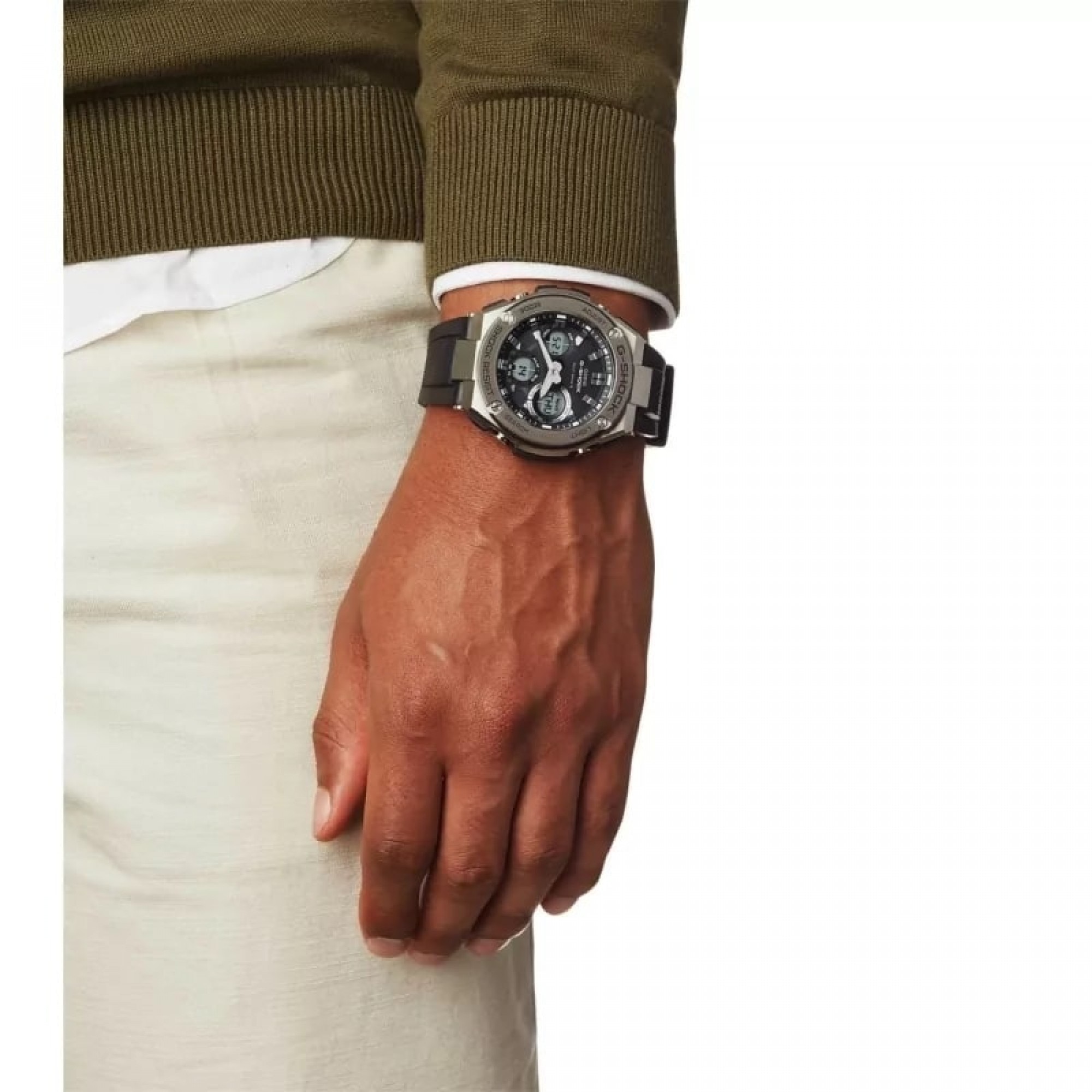 Ceas Casio G-Shock GST-W110-1AER MultiBand 6 Tough Solar G-STEEL