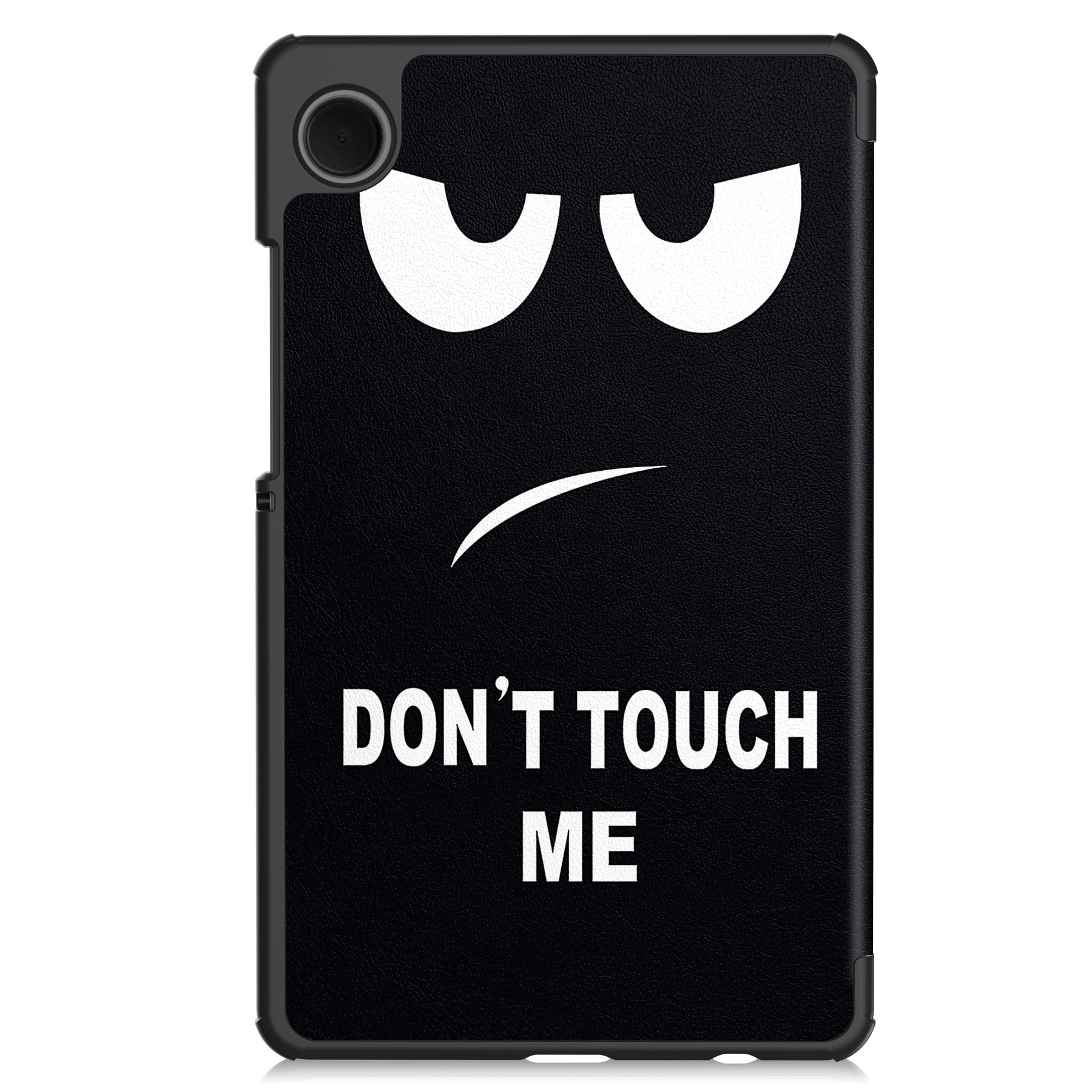 Husa protectie tableta, Piele ecologica, Compatibila cu Samsung Galaxy Tab A9 Plus 11", Alb/Negru