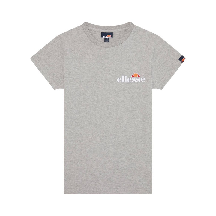 ELLESSE, Tricou cu logo brodat, Gri, 2XS