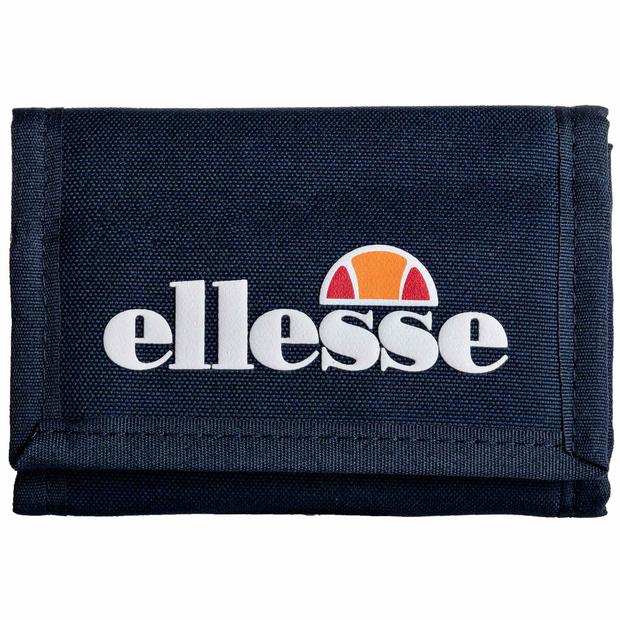 ELLESSE, Portofel unisex pliabil cu imprimeu logo, Albastru