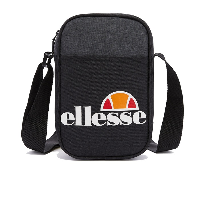 ELLESSE, Uniszex crossbody táska Lukka logóval, fekete