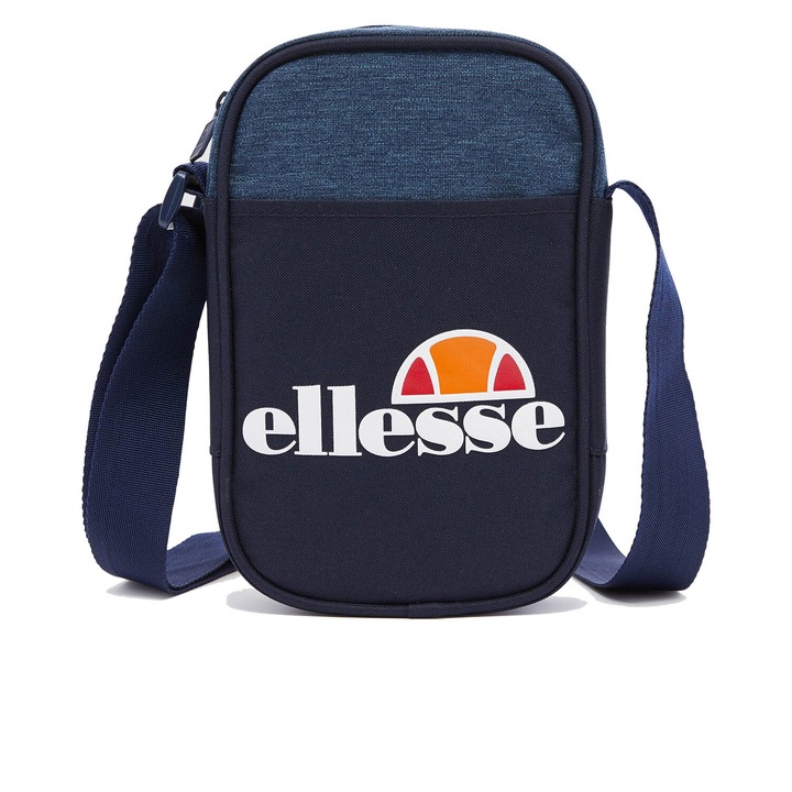 ELLESSE, Geanta crossbody unisex cu logo Lukka, Marine Blue