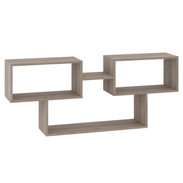 Raft de perete, POLKA-4, 134.60 x 25 x 54.80 cm, TRUFEL