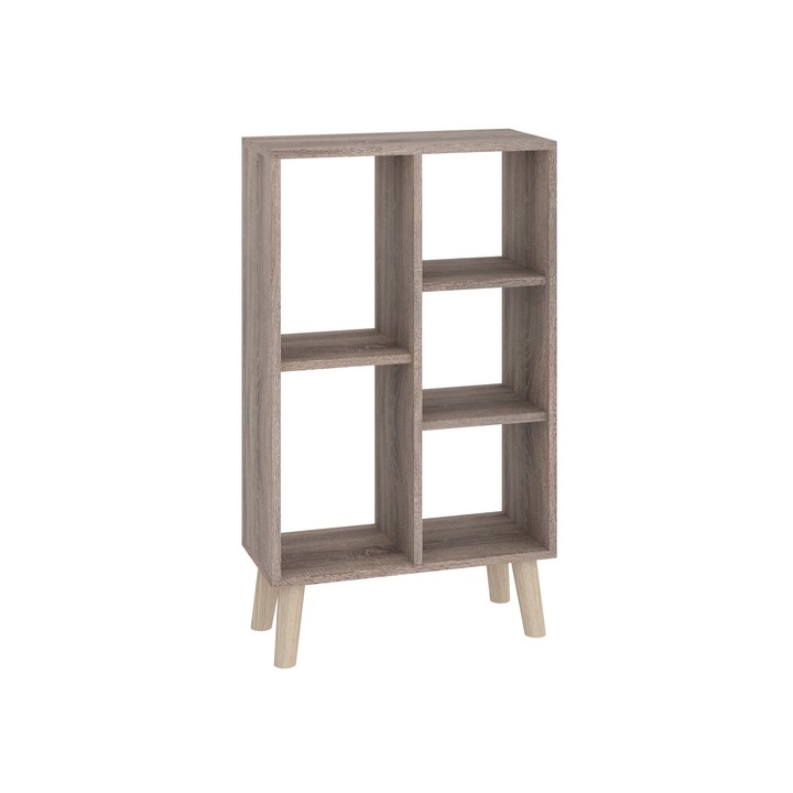 Biblioteca POLKA-11 Frasin, 54.80x25x93.50, TRUFEL