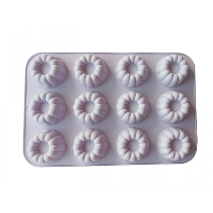 Tava de copt, Silicon, 12 compartimente