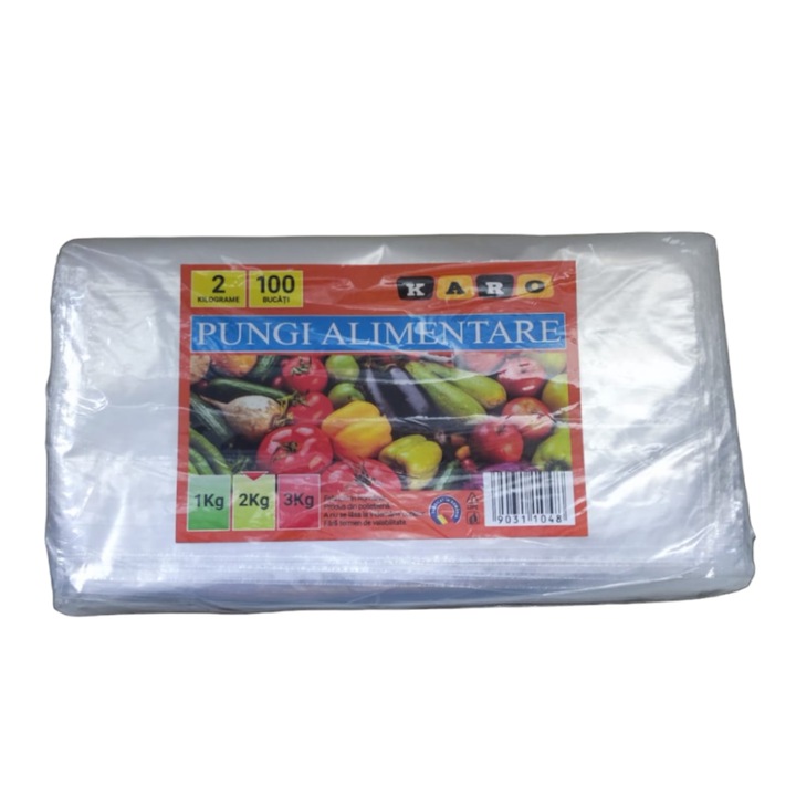 Pungi alimentare congelator 2kg -35x25cm- (100bucati/set)