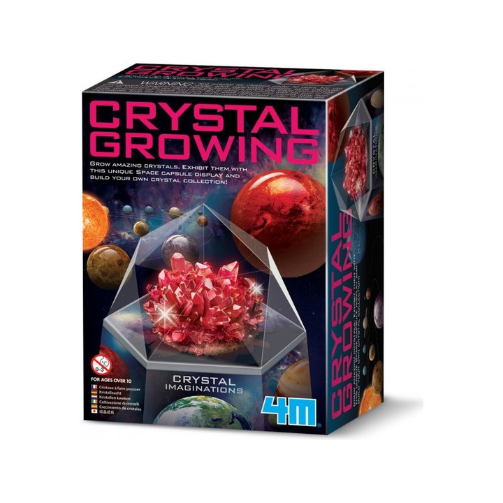 Set experimente de crescut Cristale, rosu