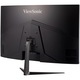 ViewSonic Gaming VX3218C-2K LED monitor, 165 Hz, QHD, kijelző port, HDMI, ívelt, fekete