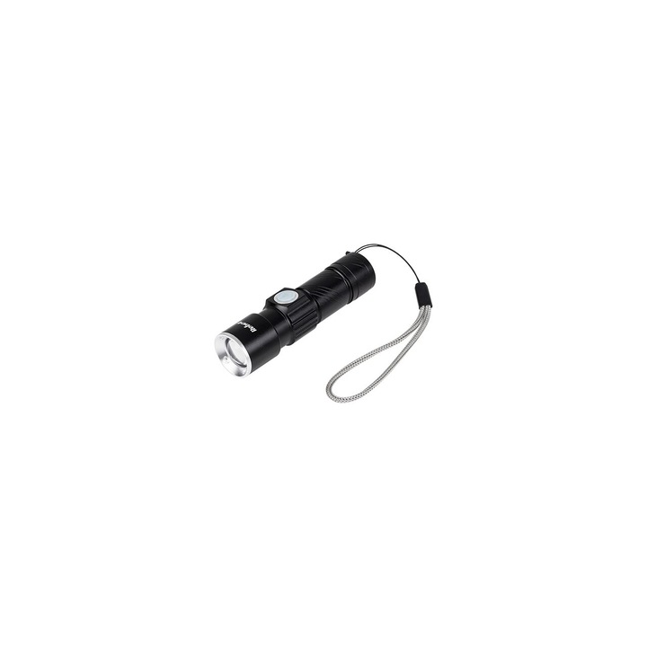 LED фенер с батерия, 120 lm, Zoom функция, 3W, Алуминий