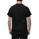 Tricou barbati negru personalizat Viata frumoasa incepe la 50 de ani, Bumbac, XL