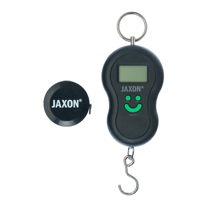 Digitális horgászmérleg, Jaxon, 20kg, 2xAAA, 1,5V, Fekete