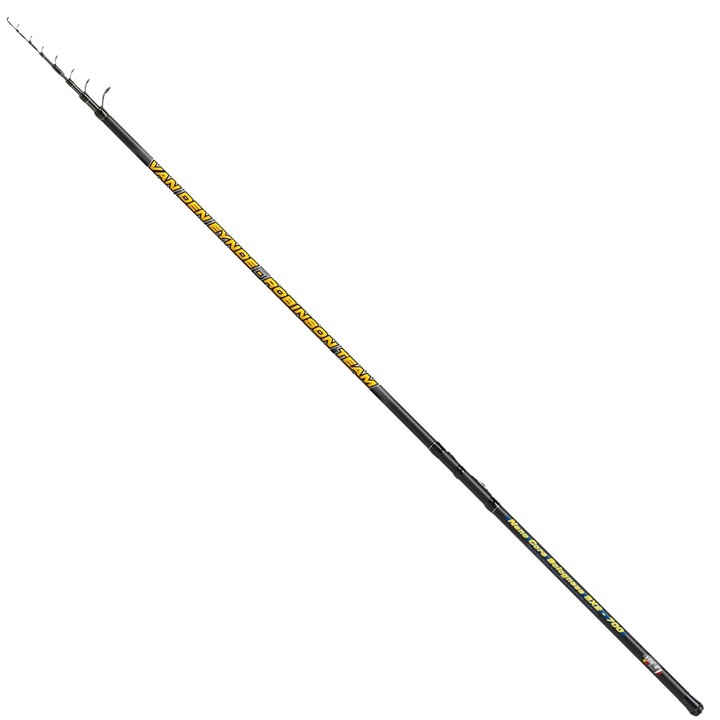 Lanseta pescuit, Robinson, 4 m, Negru/Galben