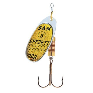 Dam Effzett Standard Spinner Esca Da Pesca - 6g, Colore Argento, Rotante