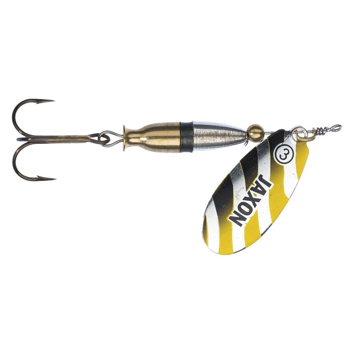 Spinner, Jaxon, Pentru rapitor, NR. 3, 11g, Auriu/Argintiu