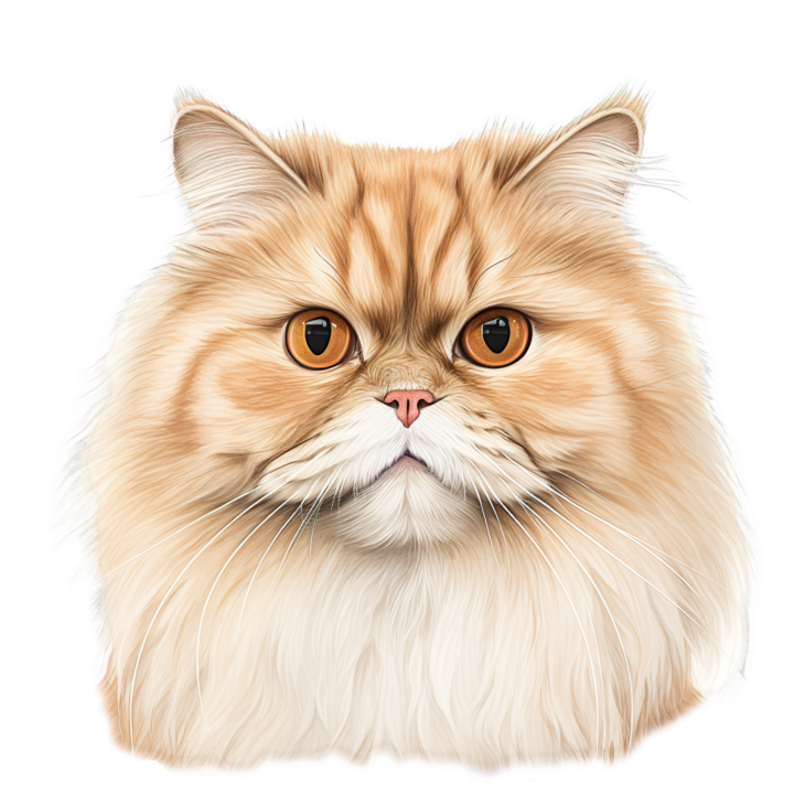 Sticker decorativ perete, auto si geam, Pisica - British Longhair model 6, 40 CM