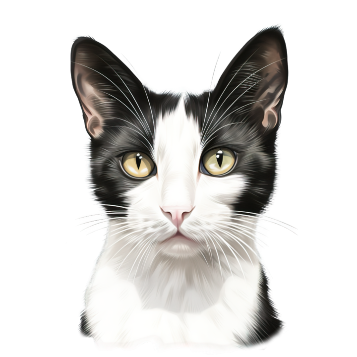 Sticker decorativ perete, auto si geam, Pisica - Japanese Bobtail model 9, 40 CM