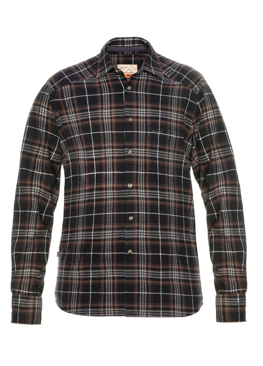 Camasa cu model carouri pentru barbati, Graff, 834-KO-2, Bumbac, Multicolor, Multicolor, L