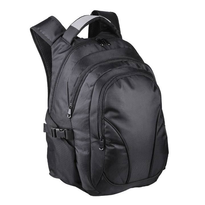 Rucsac pentru laptop, Textil, Impermeabil, Negru