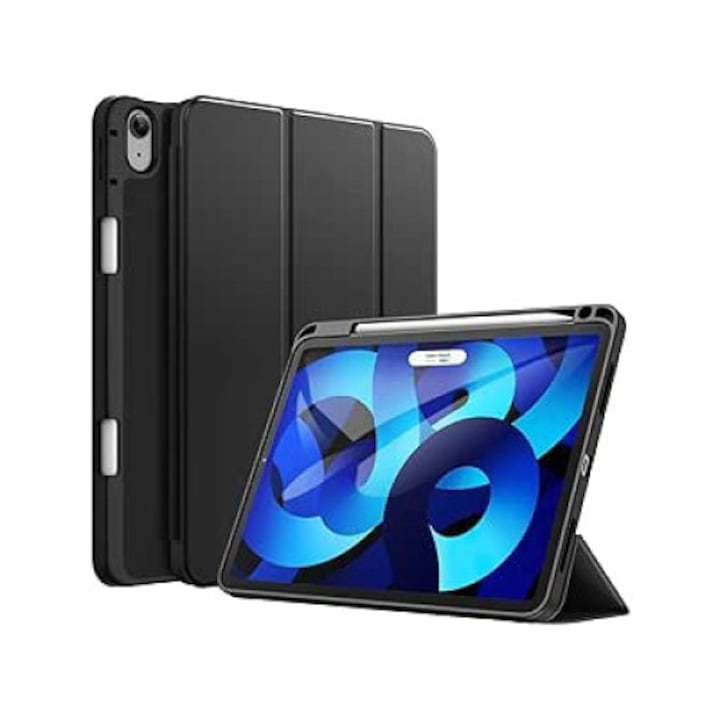 Chucai TPU táblagép tok iPad Air 5/4-hez, fekete