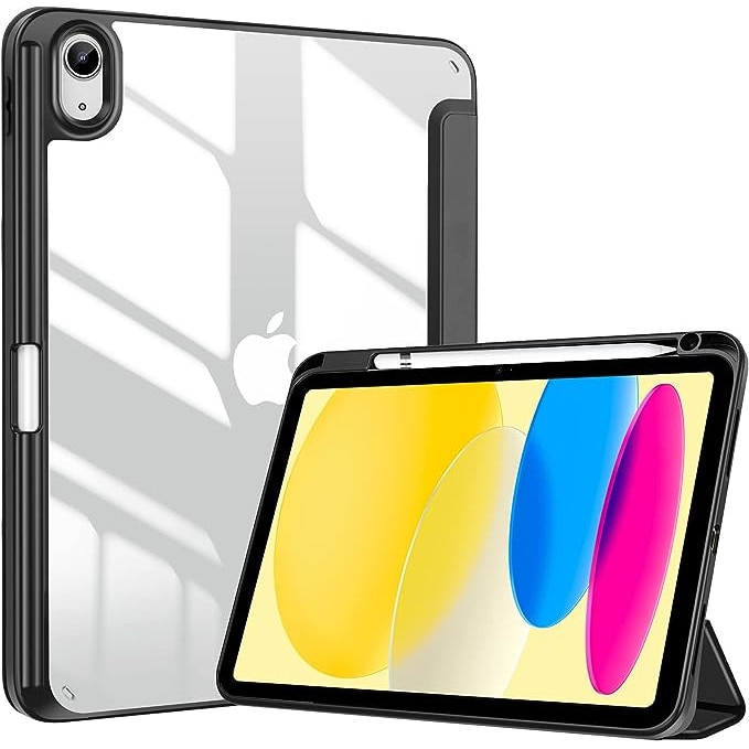 Husa tableta, Chucai, TPU, pentru iPad A2696/A2757/A2777, Negru