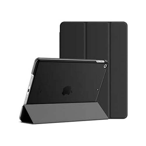 Husa de protectie, Chucai, Policarbonat/Piele ecologica, pentru iPad 10.2 inch, Negru