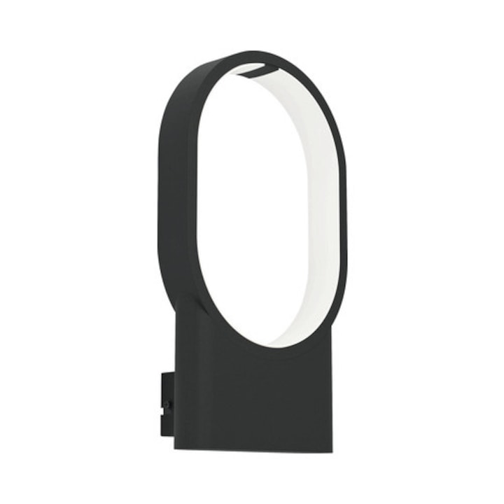 Aplica Cu Led Integrat Codriales 10, 8w 1400 Lumeni, Alb/Negru