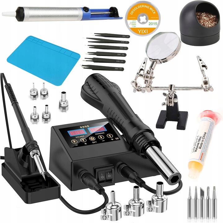 Станция за запояване, Rosfix, OH660, включени аксесоари