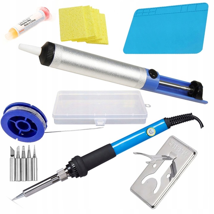 Поялник, Rosfix, 8in1, OP60W, включени аксесоари