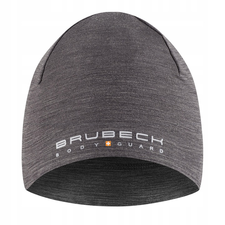 Férfi sapka, Brubeck, hőszigetelő, Poliamid/gyapjú, Szürke, L/XL