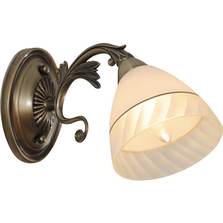 Aplica Isra E27 Max. 1x11w, Bronz Antic