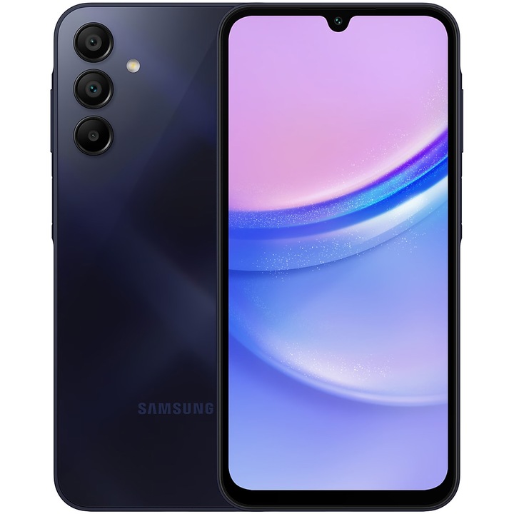 Смартфон Samsung Galaxy A15, 8GB RAM, 256GB, 4G, Blue Black